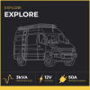 EXPLORE 12V 50A VAN WIRING KIT