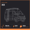 EXPLORE XX 6kVA 24V 50A VAN WIRING KIT