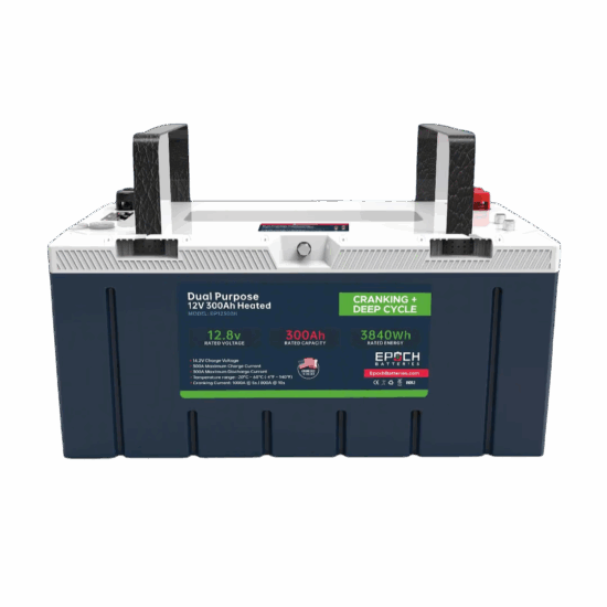 12V 300Ah Pro Series - LiFePO4 Cranking & Deep Cycle Lithium Battery (Dual Purpose)