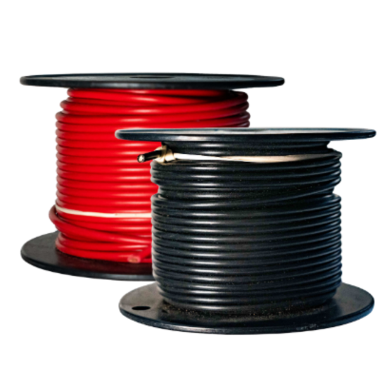 10 AWG PRIMARY WIRE - 50' SPOOL RED/BLACK