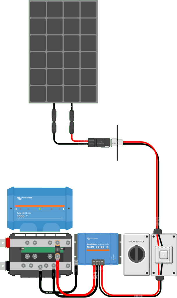 200W Ground Deploy Solar Wiring Diagram