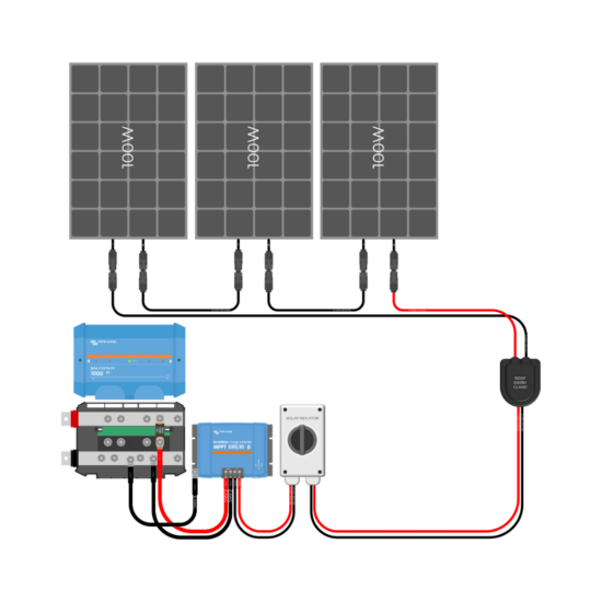 300W-Solar-Charging-Wiring-Kit-3x-100W-_-12V-Battery-Bank-