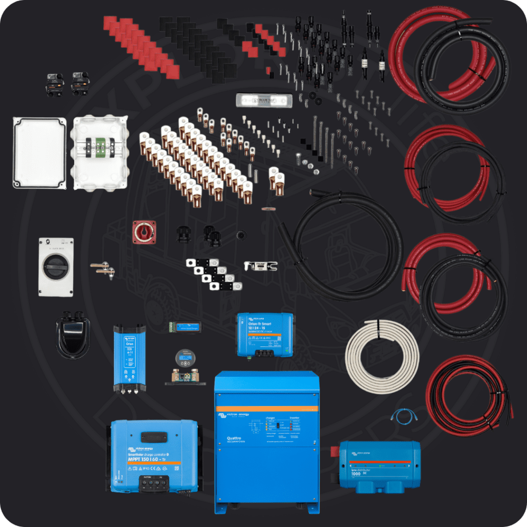 30A Truck Camper Electrical System Wiring Kit 5k Inverter