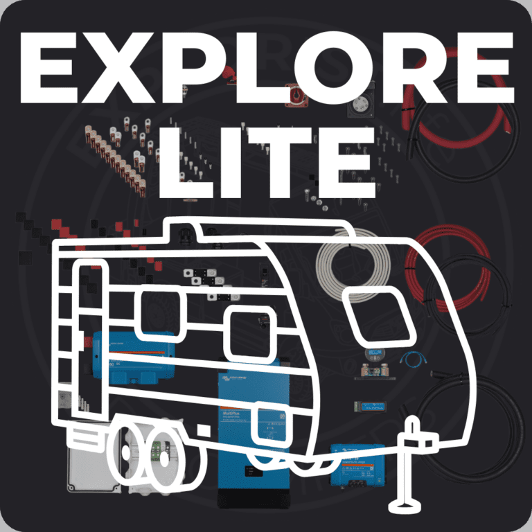 30A Tow Behind Camper Electrical System Wiring Kit 2k Inverter