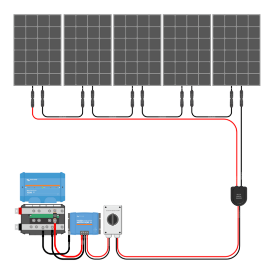 500W Solar Charging Wiring Kit (5x 100W _ 12V Battery Bank)