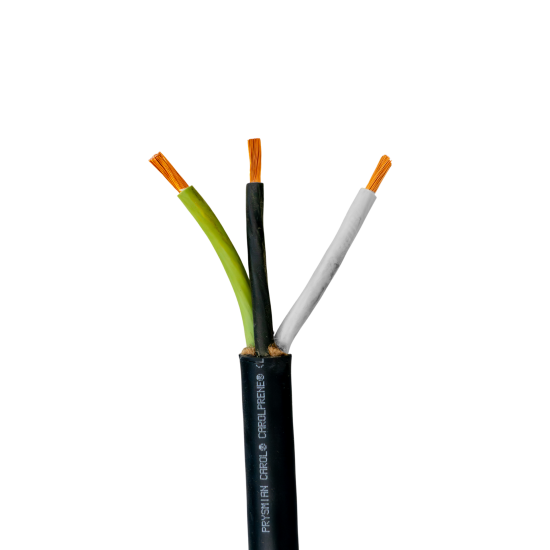 6_3 SOOW Triplex Wire - Black Non-UL