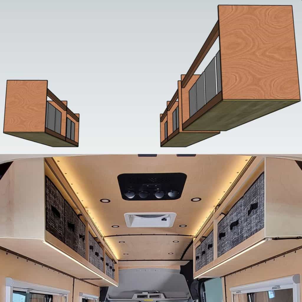 Camper Van Upper Plans EXPLORIST.life