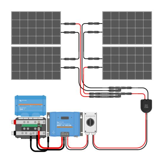 Custom Solar Charging Wiring Kit