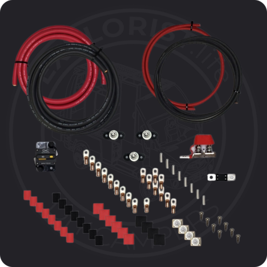 Dual Victron Orion Wiring Kit Contents
