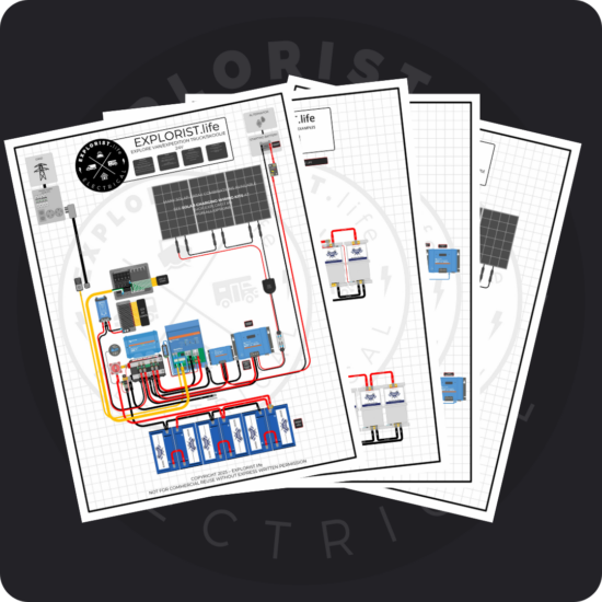EXPLORIST-life - EXPLORE VAN-24V-EXPEDITION TRUCK-SKOOLIE WIRING DIAGRAM - 3K INVERTER CHARGER