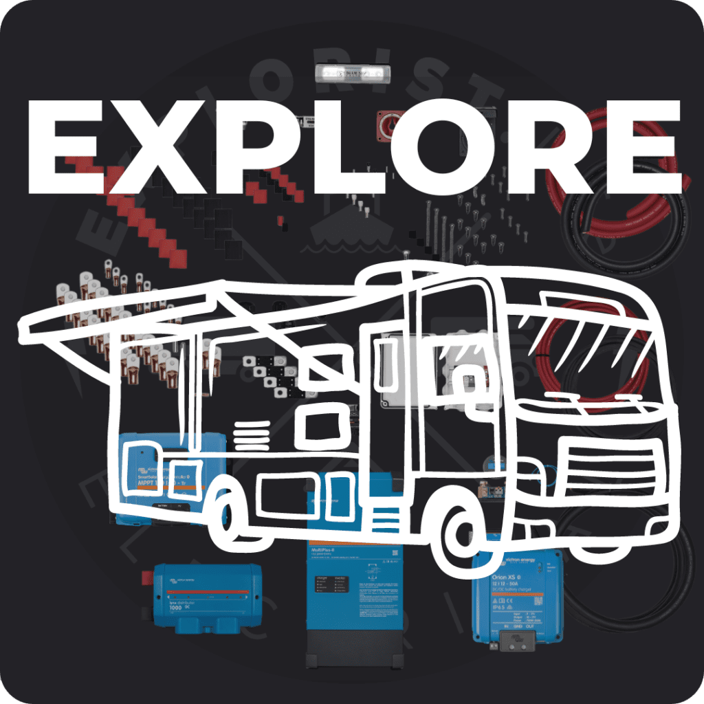 30A Tow Behind Camper Electrical System Wiring Kit - 2k Inverter