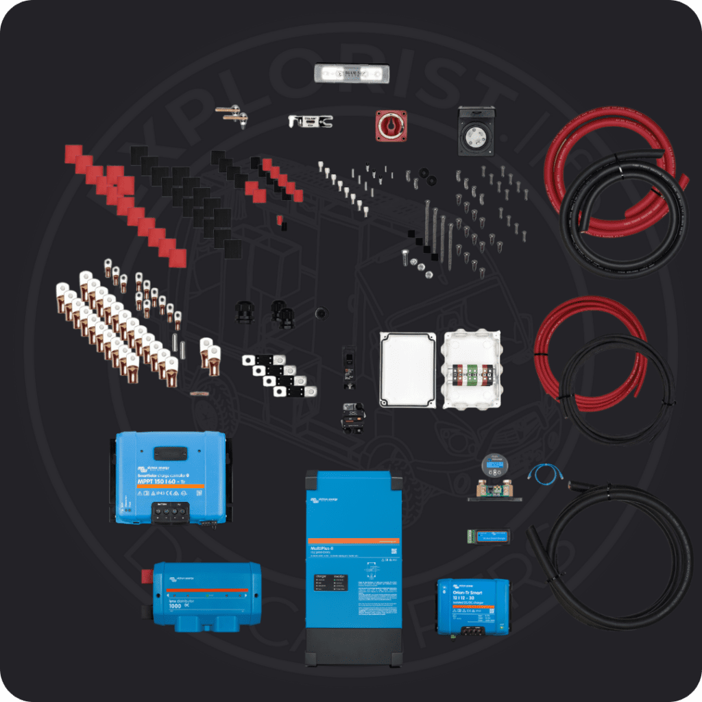 50A Tow Behind Camper Electrical System Wiring Kit 3k Inverter