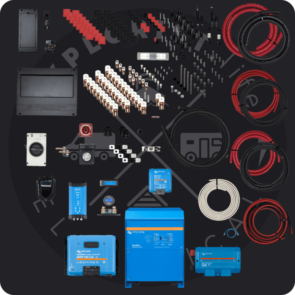 Expedition Truck Electrical System Wiring Kit - 5k Inverter