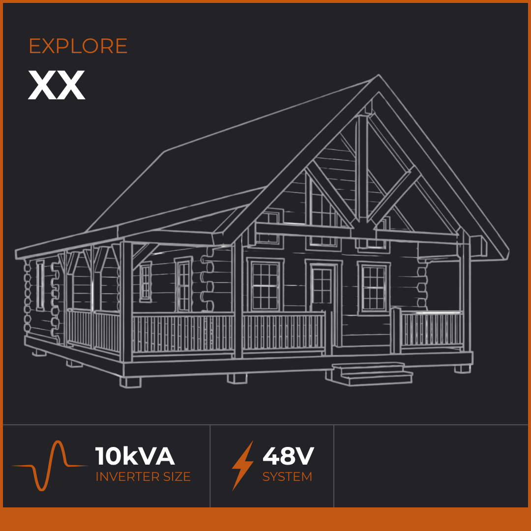 EXPLORE XX 10kVA 48V OFF-GRID CABIN WIRING KIT