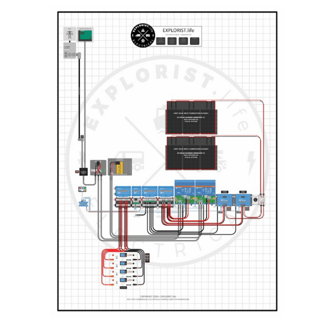 EXPLORE XX 10kVA OFF-GRID CABIN 48V WIRING DIAGRAM - EXPLORIST.life