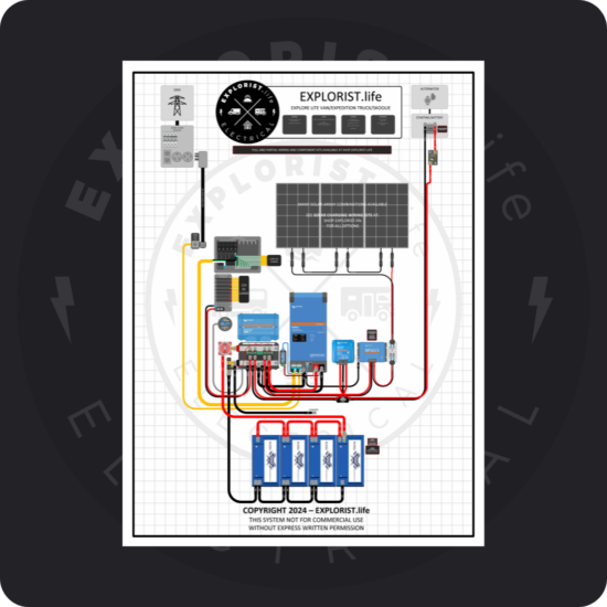 EXPLORIST-life - EXPLORE LITE VAN-EXPEDITION TRUCK-SKOOLIE WIRING DIAGRAM - 2K INVERTER CHARGER