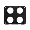 PowerWerx Four Hole Square Panel Mounting Plate