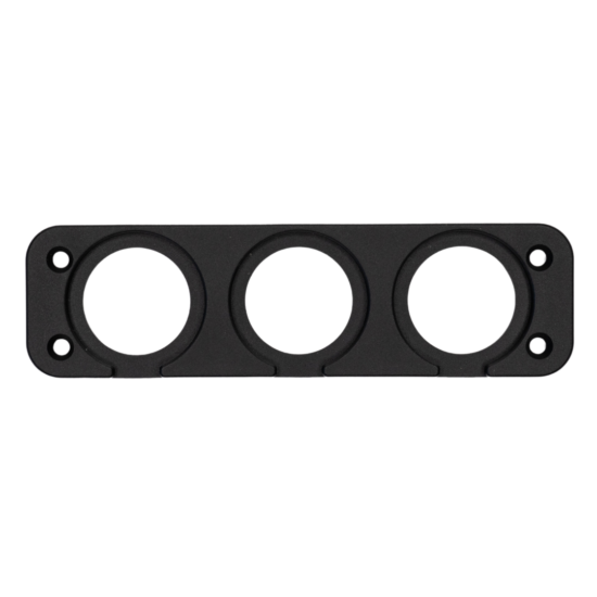 PowerWerx Three Hole Panel Mounting Plate