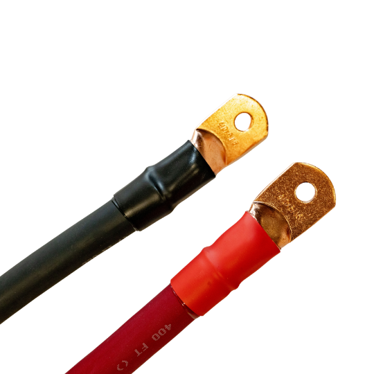 Pre-Crimped Battery Bank - 2 Batteries 4/0