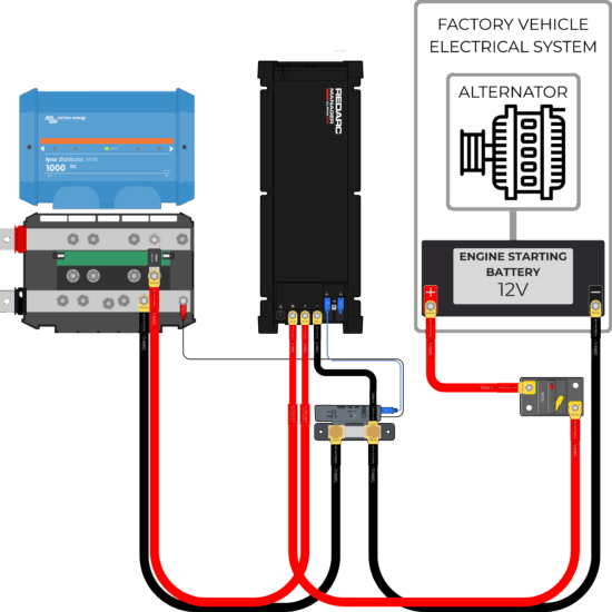 Redarc BCDC Alpha 100 R Wiring Diagram