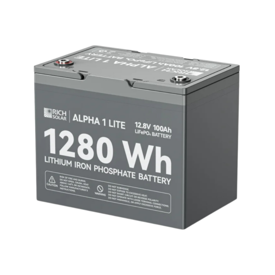 Rich Solar Alpha 1 LITE 100Ah Battery