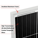 Rich Solar Mega 200 Watt 12 Volt Solar Panel - Image 4