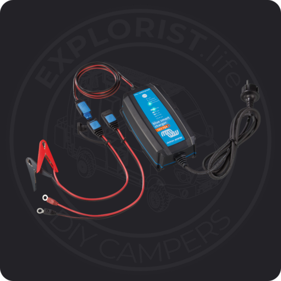 Victron Blue Smart IP65 12V Charger Contents