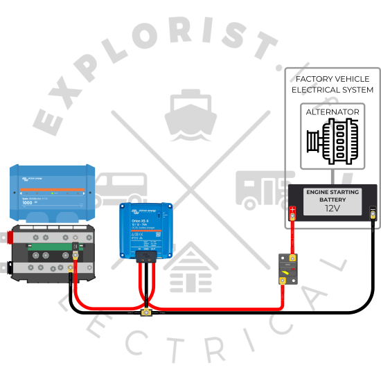 Victron Orion XS 12-12-70 Wiring Diagram